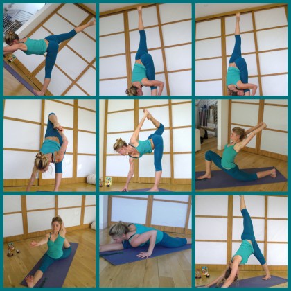 Heart opening prana flow sequence